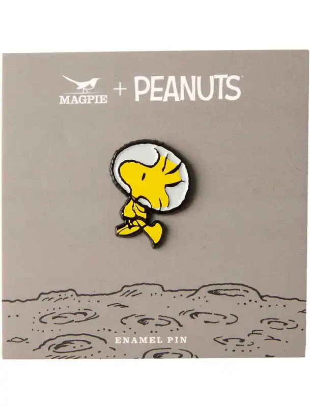 Snoopy Enamel Pin Badge - Space, Woodstock