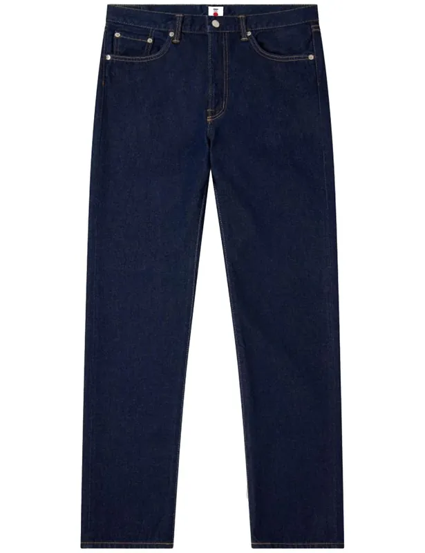 Regular Straight Jeans - Blue, Rinsed