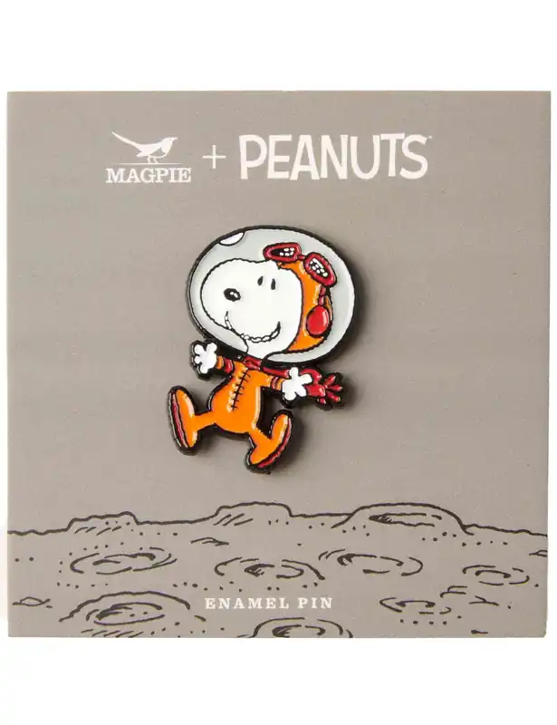 Snoopy Enamel Pin Badge - Space, Snoopy