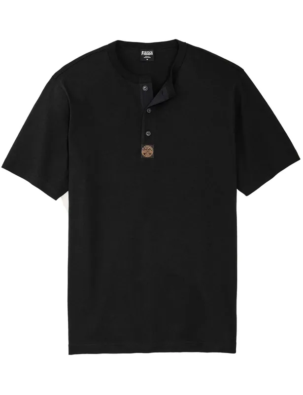Frontier Henley T-Shirt - Black