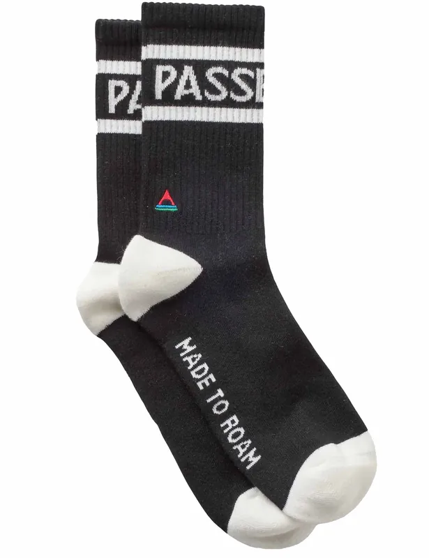 Women's Classic Logo Socks - Black