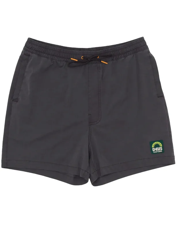 Sandbar Grid Swim Shorts - Anthracite