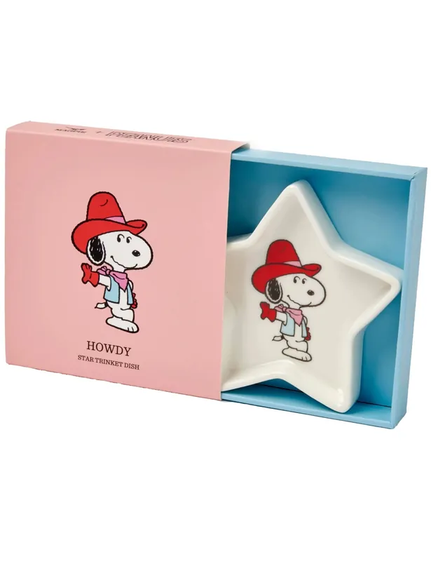 Snoopy Star Shaped Trinket Dish - Howdy