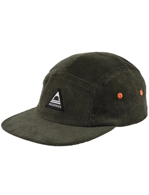 Fixie Cord 5 Panel Cap - Khaki