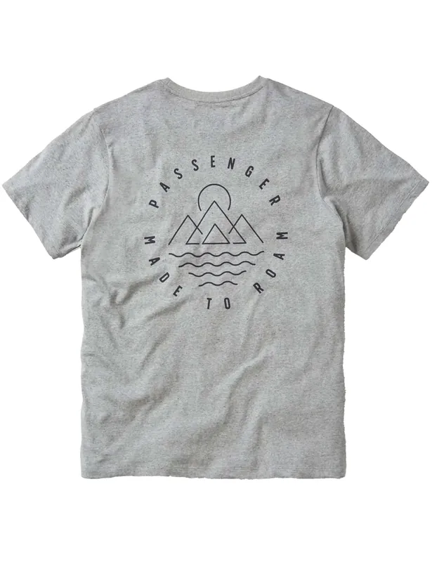 Escapism Recycled Cotton T-Shirt - Grey Marl