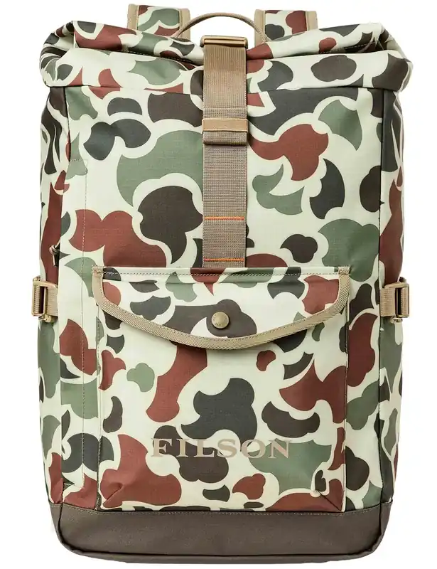 All-Weather 30L Rolltop Backpack - Shrub Camo/Canteen