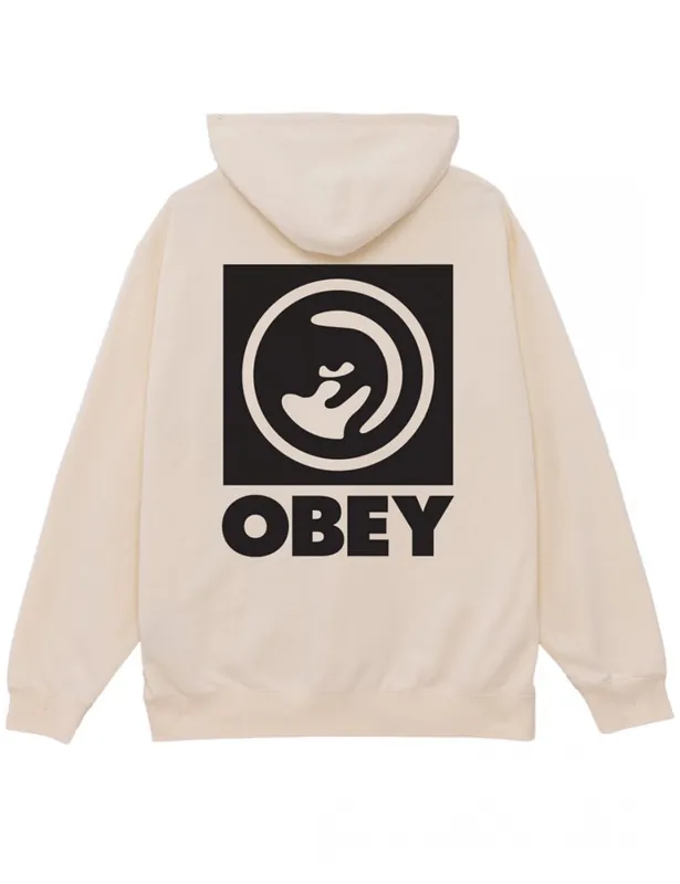 Bold Eye Hooded Sweat - Unbleached