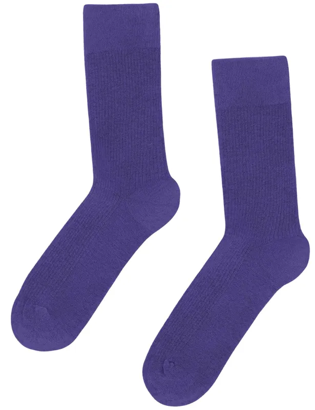 Classic Organic Socks - Ultraviolet