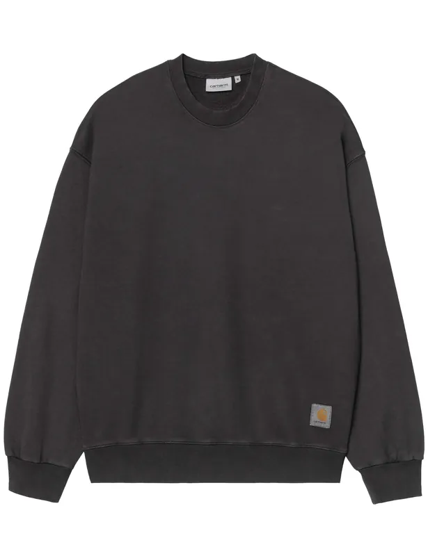 Hudson Crew Sweatshirt - Black (Chalk Wash)