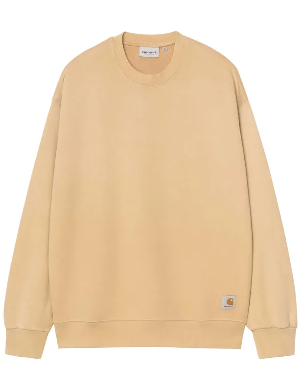 Hudson Crew Sweatshirt - Dusty H Brown (Chalk Wash)