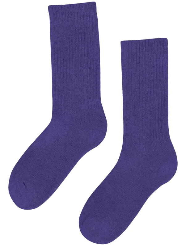 Woman's Organic Active Socks - Ultra Violet