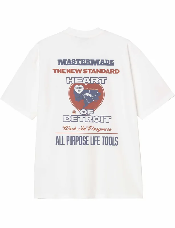 Arcan T-Shirt - White (Heavy Stone Wash)