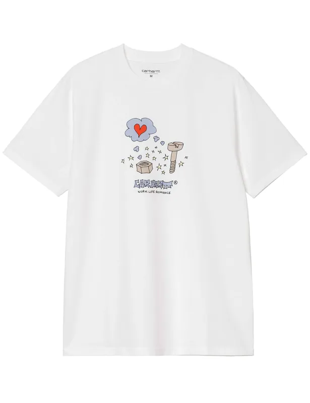 Work Life Romance T-Shirt - White