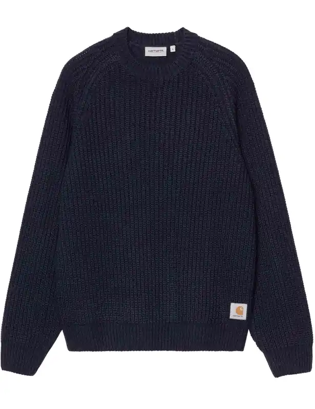Firth Knit Crew Sweater - Dark Navy
