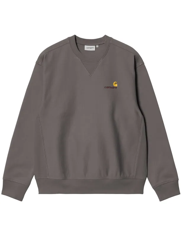 American Script Crew Sweatshirt - Porphyry