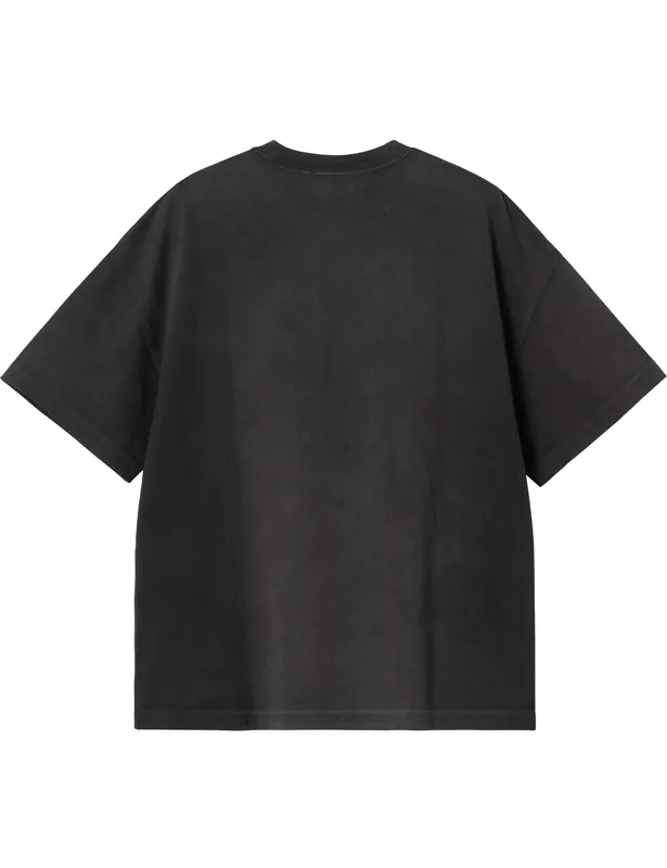 Hudson Pocket T-Shirt - Black (Chalk Wash)