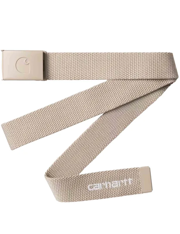 C-Logo Belt - Fleur de Sel/White