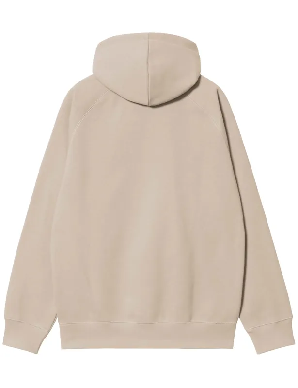 Chase Hooded Sweatshirt - Fleur De Sel/Gold