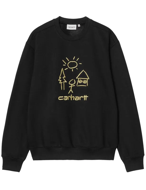 Masterpiece Crew Sweatshirt - Black/Fandoghi