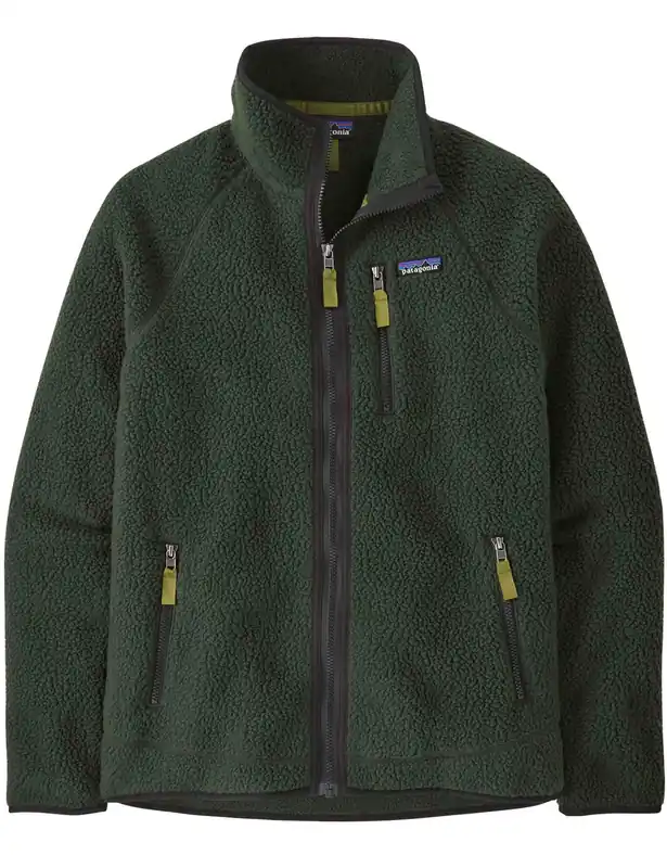 Retro Pile Fleece Jacket - Old Growth Green
