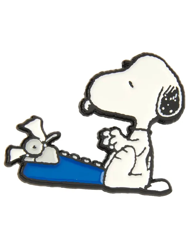 Snoopy Enamel Pin Badge - Writer