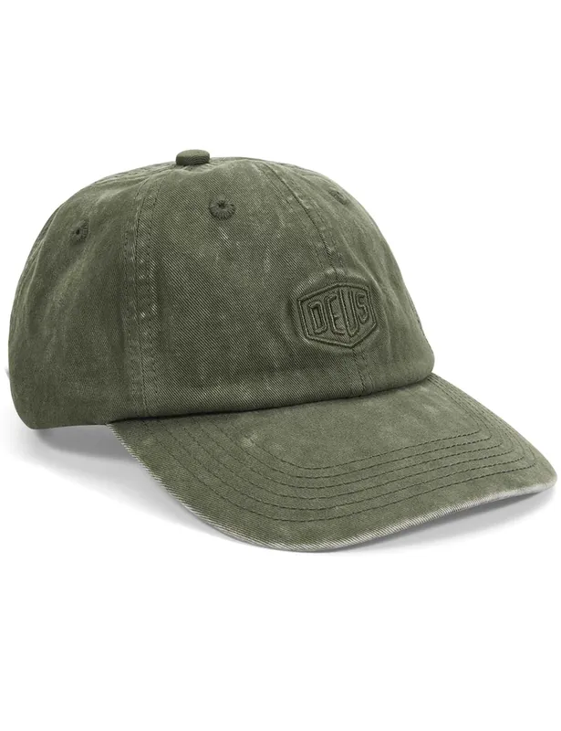 Shield Garment Dyed Dad Cap - Cypress Green