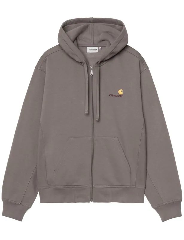 American Script Hooded Jacket - Porphyry