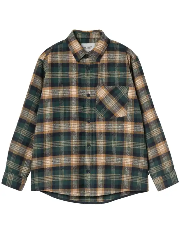 Dern Check Shirt - Dem Check, Sycamore