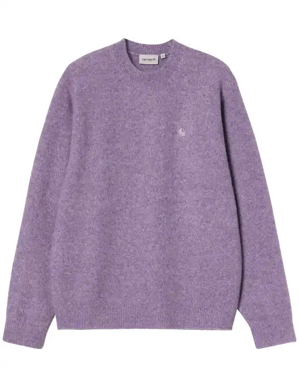 Curtis Knit Crew Sweater - Tangled Angelite