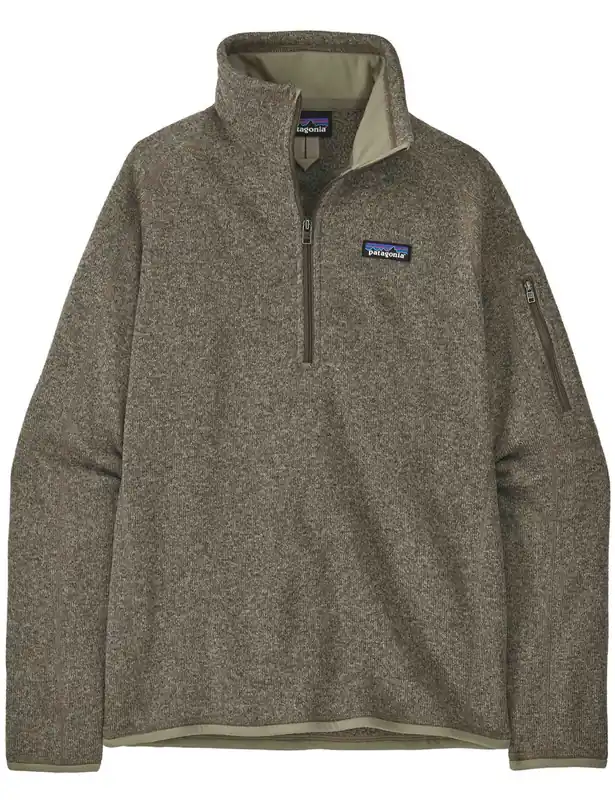 Women's Better Sweater 1/4 Zip Fleece - River Green