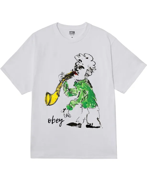 Jazz Player T-Shirt - White