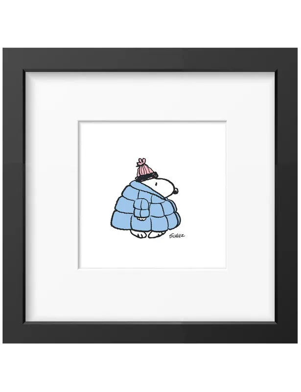Snoopy Framed Art Print - Puffa