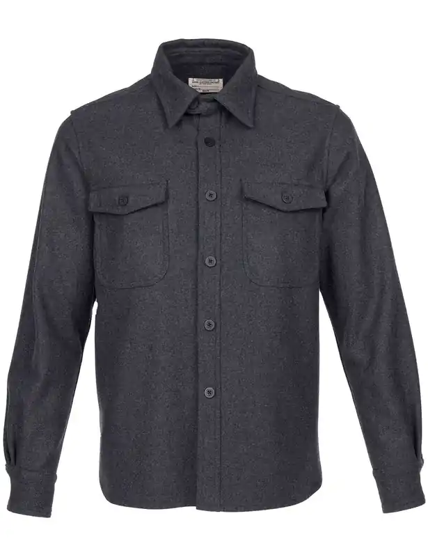 1943 CPO Wool Shirt - Grey Wool