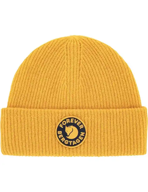 Bergtagen Forever Wool Beanie Hat - Mustard Yellow