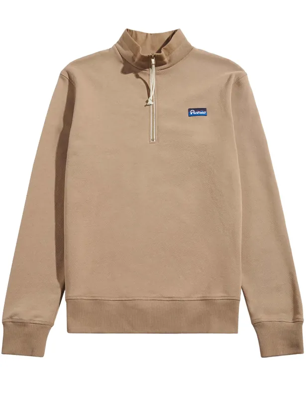 Fore Fray Quarter Zip Fleece Top - Lead Grey