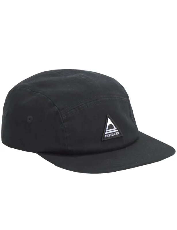 Fixie Recycled 5 Panel Cap - Faded Black