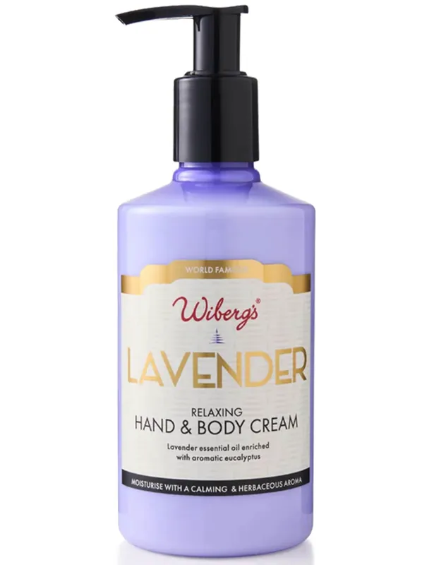 Lavander Hand & Body Cream (300ml) - Wibergs