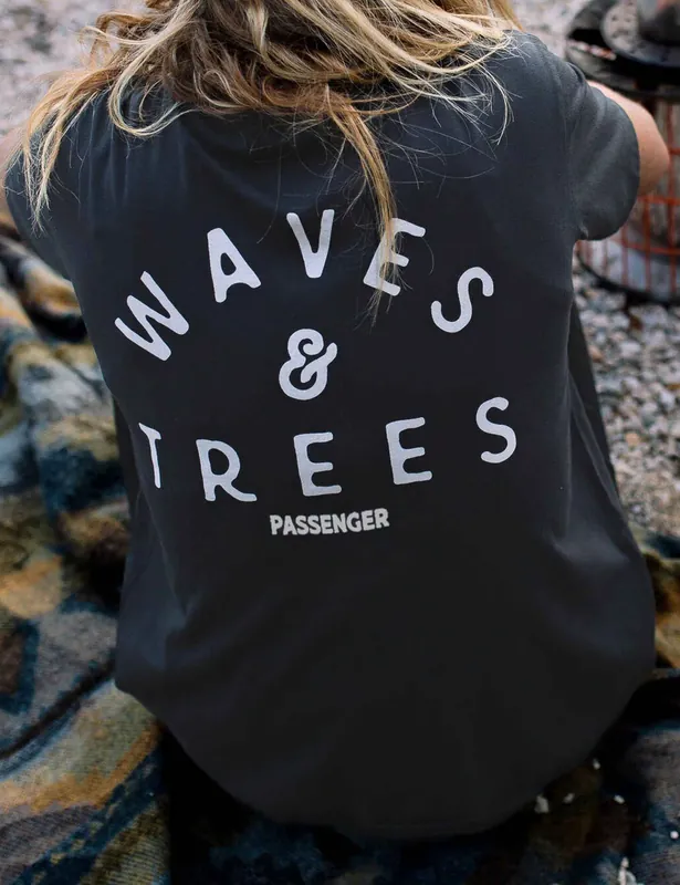 Women's Penida Recycled Cotton T-Shirt - Black