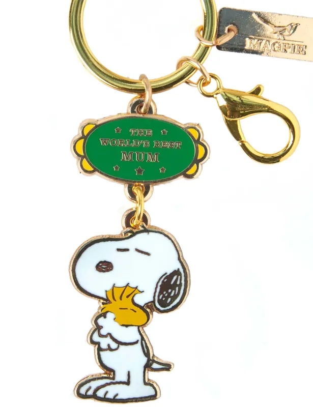 Snoopy World's Best Keychain - Mum