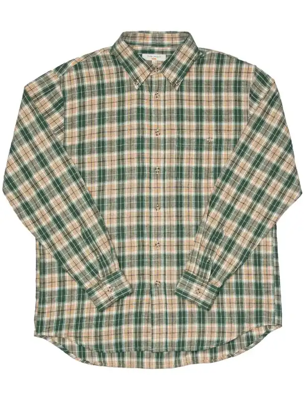Julian Farm Check Shirt - Racing Green