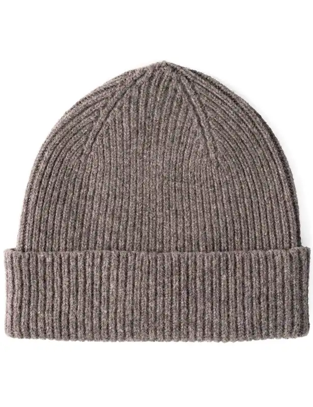 Clyde Lambswool Wool Beanie Hat - Birch