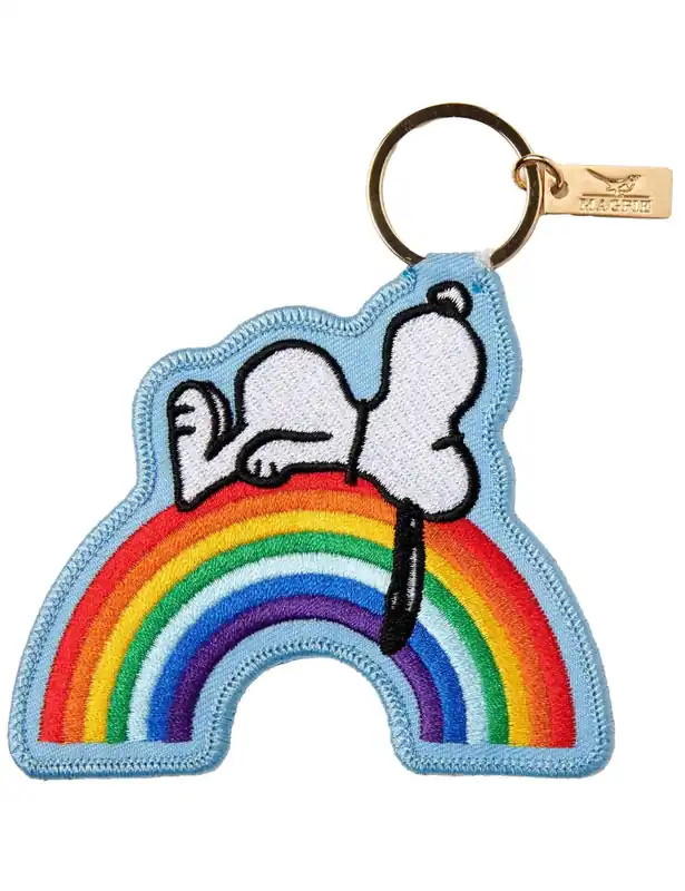 Snoopy Key Charm - Rainbow