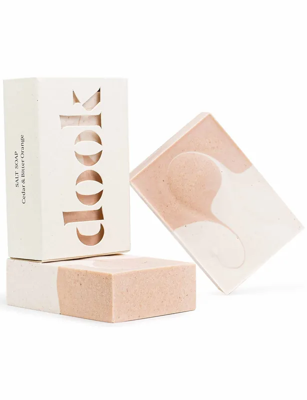 Scottish Handmade Salt Soap - Cedar & Bitter Orange