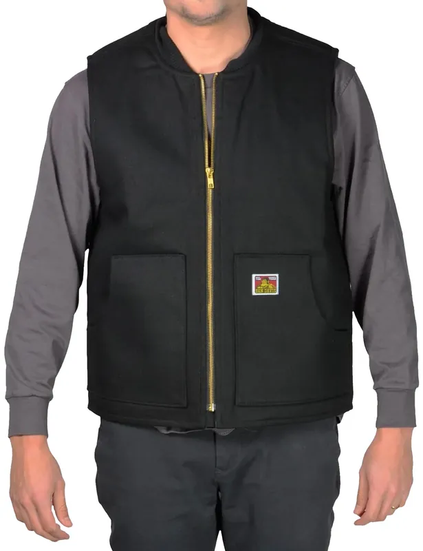 Lined Vest - Black