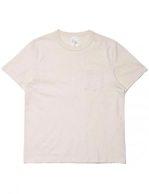 Roy Heavy Slub T-Shirt - Ecru