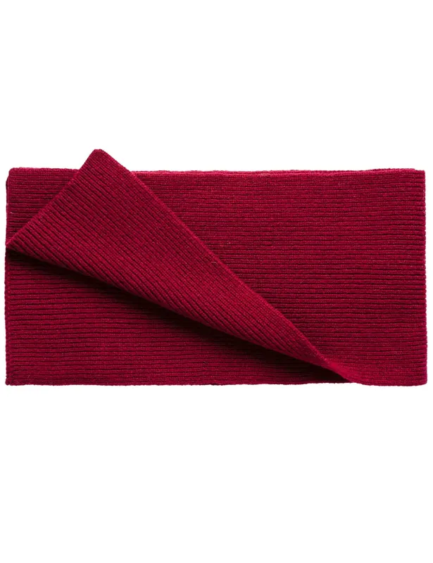 Clyde Lambswool Scarf - Bordeaux