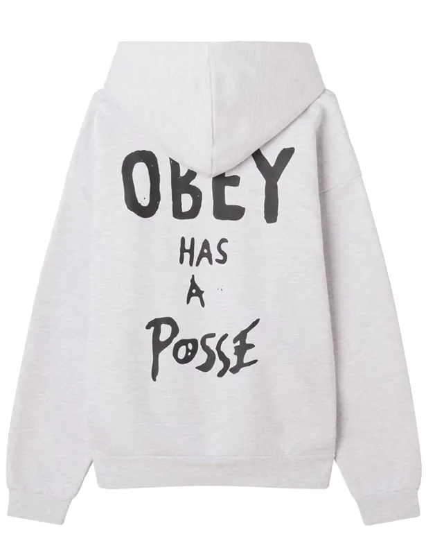 Posse Extra Heavy Hooded Sweat - Ash Heather