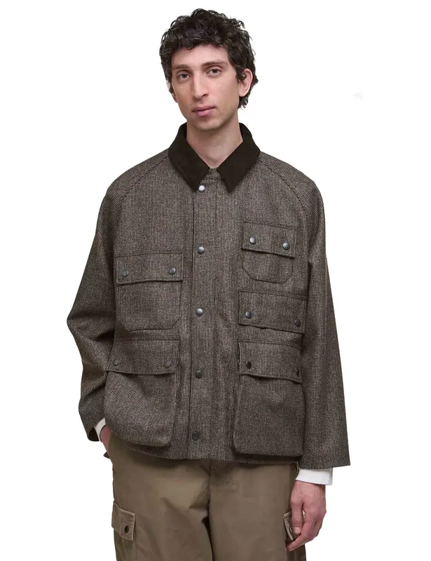 Editor Wool Jacket - Olive Check