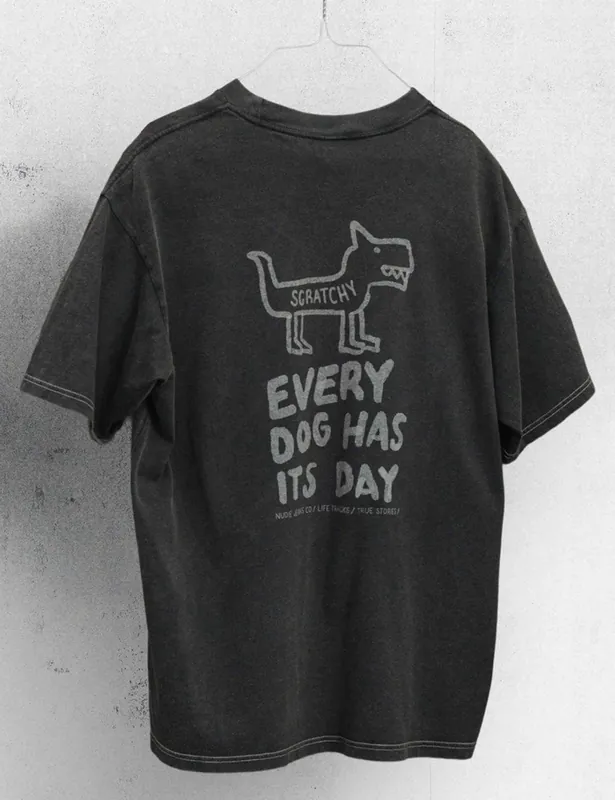 Koffe Scratched Tracks T-Shirt - Anthracite