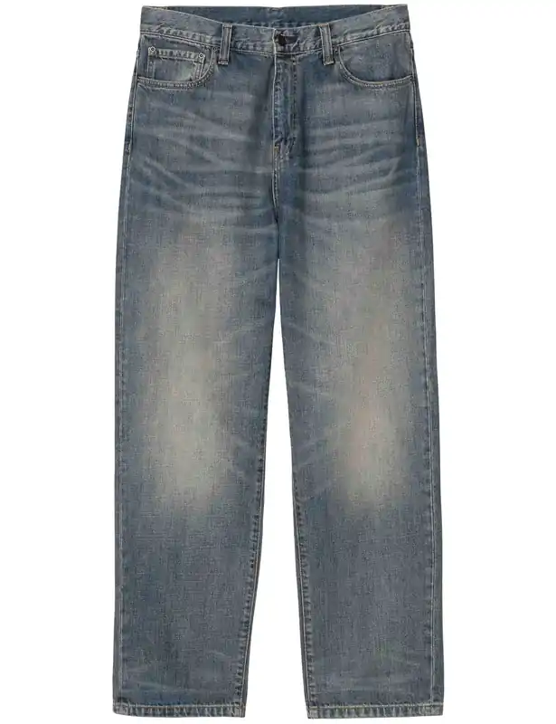 Aaron Denim Pant - Blue, Worn Used Wash